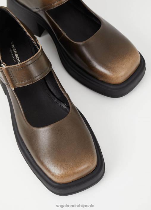 рс Vagabond Жене дорах пумпс браон четком од коже 468Z100 обућа