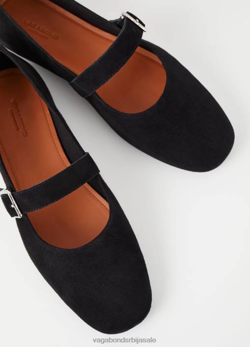 рс Vagabond Жене јолин ципеле црни антилоп 468Z102 обућа