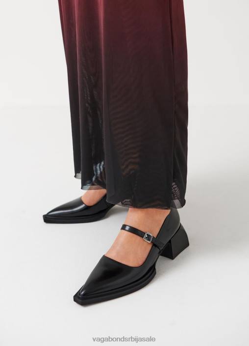 рс Vagabond Жене вивиан пумпс црна полирана кожа 468Z98 обућа