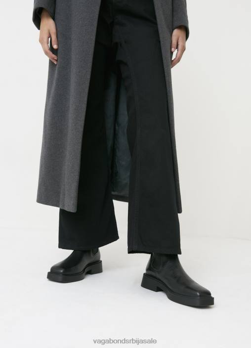 рс Vagabond Жене јиллиан боотс Црна кожа 468Z203 обућа