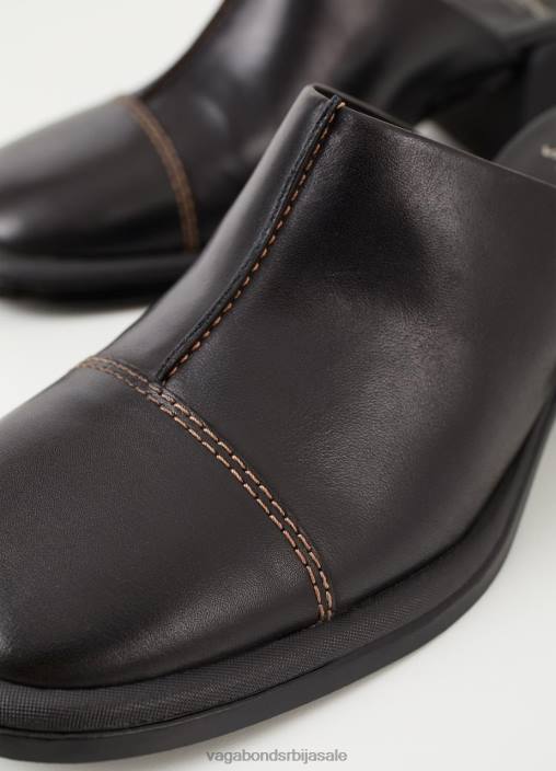 рс Vagabond Жене ансие мулес Црна кожа 468Z123 обућа