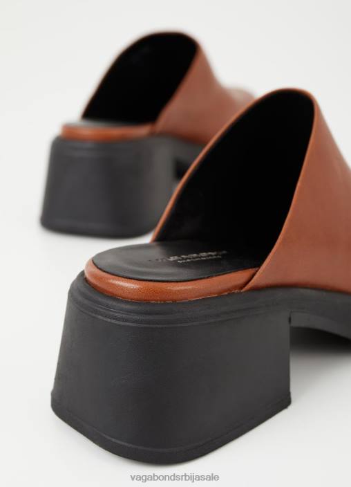 рс Vagabond Жене дорах мулес смеђа кожа 468Z124 обућа