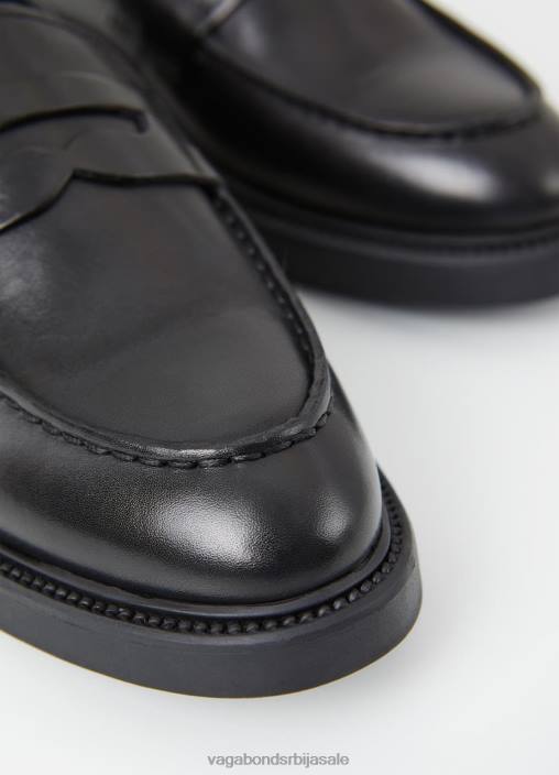 рс Vagabond Жене алек в лоафер Црна кожа 468Z133 обућа