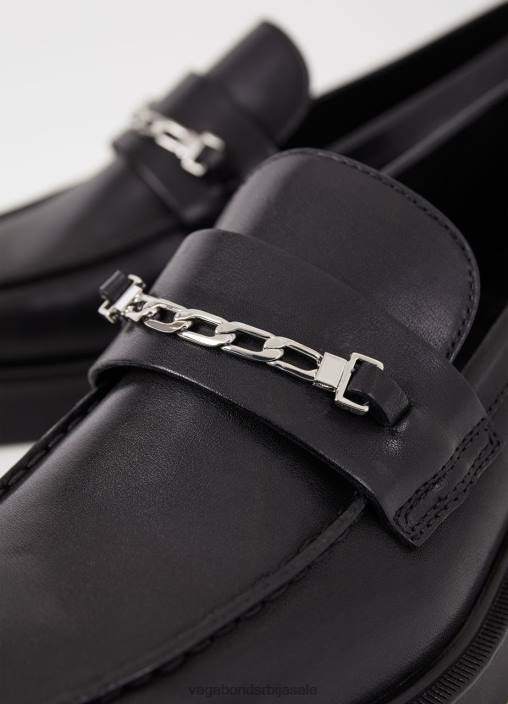 рс Vagabond Жене јиллиан лоафер Црна кожа 468Z160 обућа