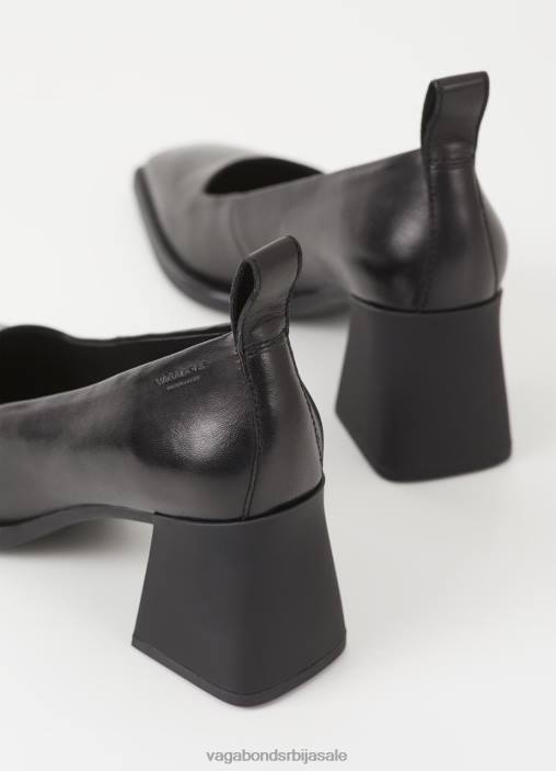 рс Vagabond Жене хеда пумпе Црна кожа 468Z107 обућа