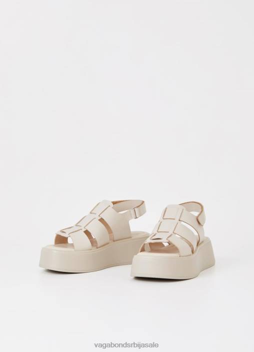 рс Vagabond Жене Цоуртнеи сандале од беле коже 468Z71 обућа