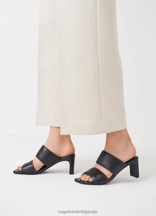 рс Vagabond Жене луиса сандале Црна кожа 468Z75 обућа
